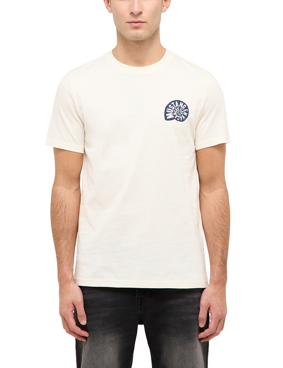 T-shirt Męski Mustang Style Austin Whisper White 1016489-2013