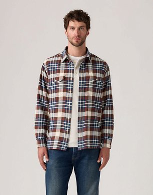 Koszula Męska Levi`s® Jackson Worker Lorcan Plaid Wild Road Twill 19573-0273
