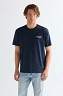 Koszulka Męska Wrangler Vintage Tee Navy 112378005