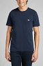 T-shirt Męski Lee Ss Patch Logo Tee Navy L60UFQ35