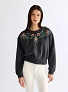 Bluza Damska Wrangler Embroidered Sweat Faded Black 112378109