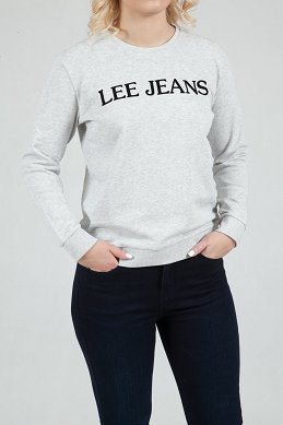 Bluza Damska Lee Logo SWS SHART Grey MELE L36IHD03