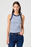 Koszulka Damska Wrangler Ringer Tank Mazarine Blue 112362567