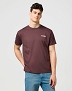Koszulka Męska Wrangler Vintage Tee Mahogany 112371468