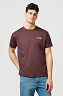 Koszulka Męska Wrangler Vintage Tee Mahogany 112371468