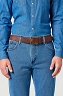 Pasek Męski Wrangler Full Grain Belt Dark Brown 112358072