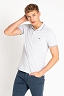 T-shirt Męski Lee Pique Polo Sharp Grey Mele L61ARL03