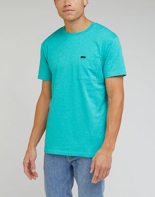 T-shirt Męski Lee Ultimate Pocket Tee Dusty Jade L66JWT41