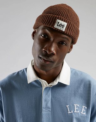 Czapka Męska Lee Fisherman Beanie Light Umber LP524752