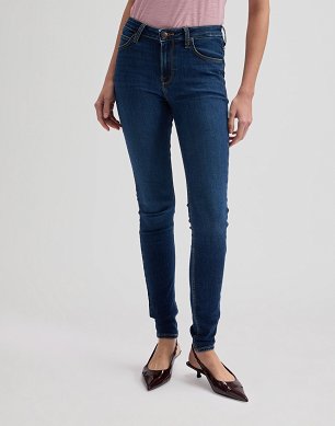 Spodnie Damskie Lee Scarlett High Karmic Blue 112376761