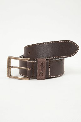 Pasek Wrangler BASIC Stitched Belt Brown W0081US85