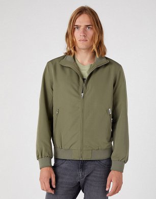 Kurtka Męska Wrangler Harrington Jacket Dusty Olive W481WWX45