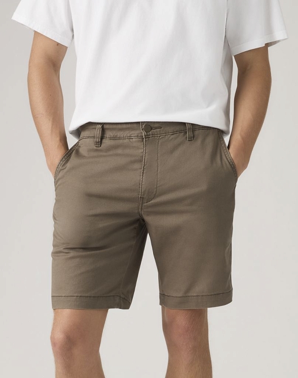 Szorty Męskie Levi`s® XX Chino Shorts II Maitake Brown Cotton Linen 17202-0090