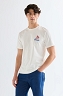 Koszulka Męska Wrangler Embroidery Tee Worn White 112377987