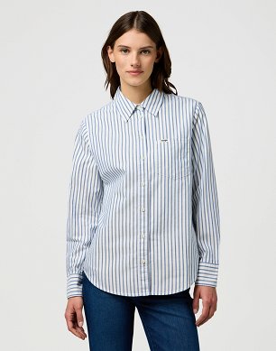 Koszula Damska Wrangler 1 Pkt Shirt Wrangler Blue 112370778