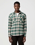 Koszula Męska Wrangler Western Shirt Bistro Green 112371615