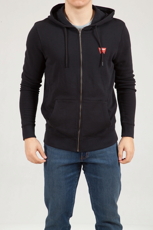 Bluza Męska Wrangler Sign Off ZIPTHRU Black W6B4HA100