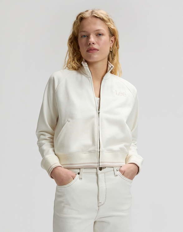 Bluza Damska Lee Zip Up Ecru 112376983