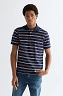 Koszulka Męska Wrangler Stripe Polo Shirt Navy 112378537