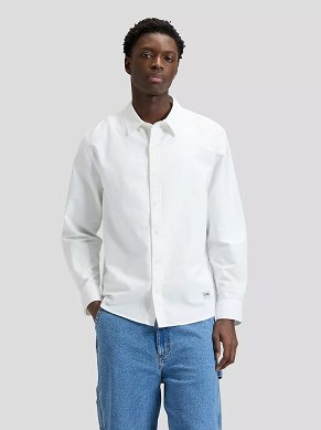 Koszula Męska Lee Workwear Button Down Bright White 112376595