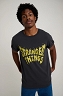 Koszulka Męska Wrangler Stranger Things Tee Washed Black 112378547