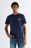 Koszulka Męska Wrangler Small Americana Tee Navy 112377984
