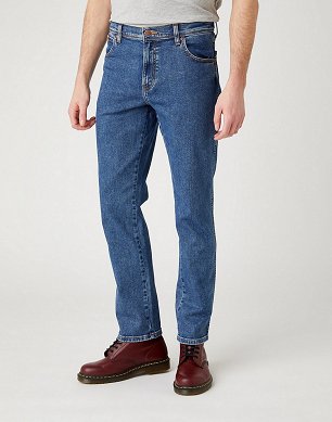 Spodnie Męskie Wrangler Texas Slim Stonewash W12S33010