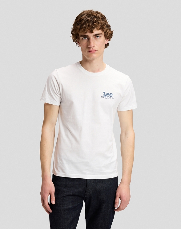 Koszulka Męska Lee Medium Lee Tee Bright White 112387298