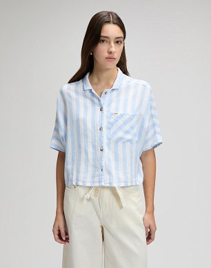 Koszula Damska Lee Resort Shirt Sea Mist Stripe 112378262