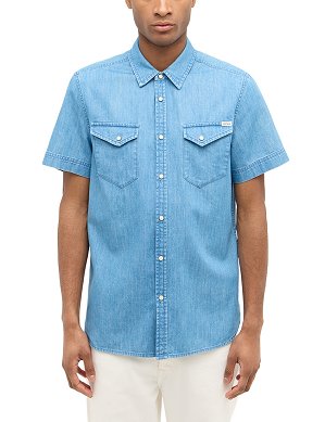 Koszula Męska Mustang Style Eloy Denim Blue 1015234-5000-200