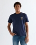 Koszulka Męska Wrangler Small Americana Tee Navy 112377984