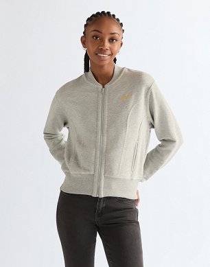 Bluza Damska Wrangler Aviator Sweatshirt Mid Grey 112378110