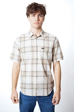 Koszula Męska Wrangler Ss 1 Pkt Shirt Overcast 112378485