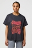 Koszulka Damska Wrangler Girlfriend Tee Faded Black 112373022