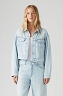 Kurtka Damska Levi`s® Shrunken `90s Linen+ Denim Trucker Jacket Luxury Trip Trucker A9155-0010