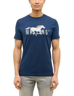 T-shirt Męski Mustang Style Austin Dress Blues 1016492-5334
