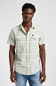 Koszula Męska Lee Ss Western Shirt Mercantile Sage Ombre 112364120