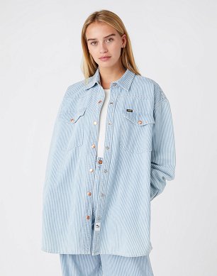 Koszula Damska Wrangler Jumbo Shirt Hick Horay W52LAM44F