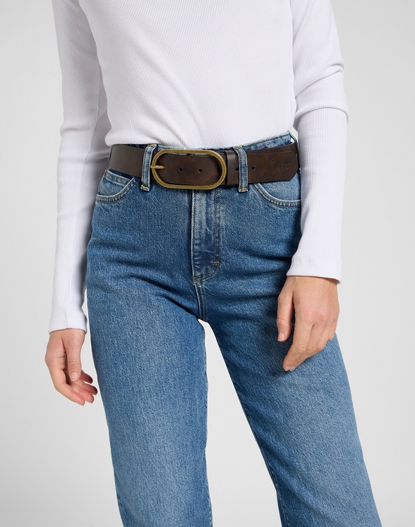 Pasek Damski Lee Lady Lee Belt Dark Brown 112372701