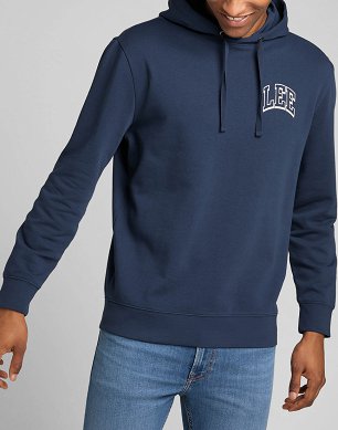 Bluza Męska Lee Hoodie Navy LV14EI35