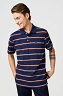 Koszulka Męska Wrangler Stripe Polo Shirt Navy 112362827