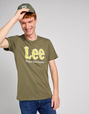 Czapka Męska Lee Hat Olive Grove L112352478