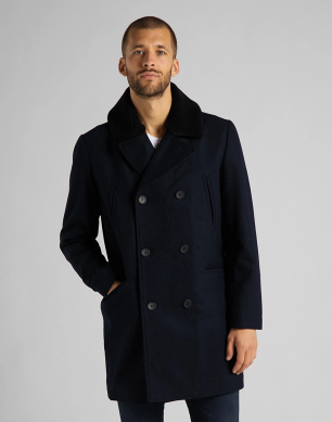 Kurtka Meska Lee Peacoat Sky Captain L86RLBHY