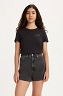 Koszulka Damska Levi`s® The Perfect Tee Shimmer Batwing Outline Caviar 17369-2435