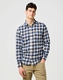 Koszula Męska Wrangler 1 Pkt Shirt Blue 112371405