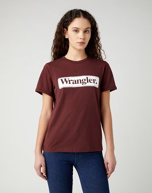 T-shirt Damski Wrangler Regular Tee Dahlia W7N4EEH45