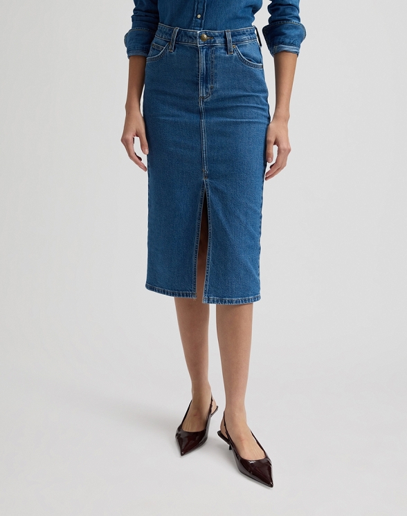 Spódnica Damska Lee Long Skirt Best In Blue 112376741