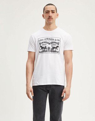 T-shirt Męski Levi`s® The Graphic Tee White 22495-0046