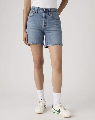 Szorty Damskie Levi`s® 501 Mid Thigh Short Pen Ring Lightweight A9296-0006