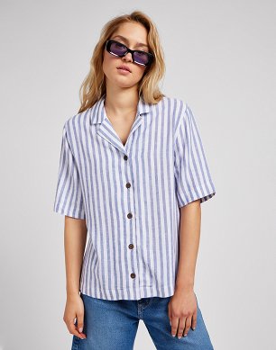 Koszula Damska Lee Camp Shirt Surf Blue L112350749